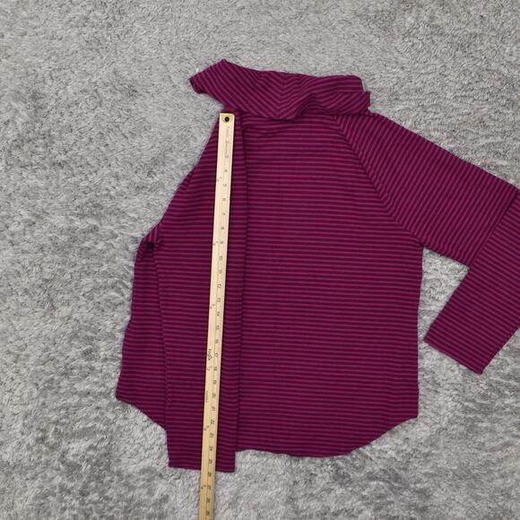 Chico's Women's Size 2 Pullover Sweater Turtle Neck Multicolor Long Sleeve Polye - Picture 3 of 8